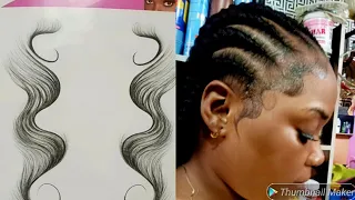 How To Install Baby Hair/ Artificial Edges.