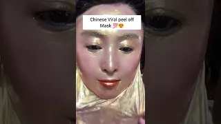 😱 Chinese Viral peel off Mask 💯 #viral #shorts #short #ytshorts