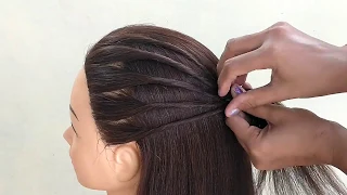 Beautiful !! French Twist bun Hairstyle || Wedding Hairstyles || Function Hairstyles