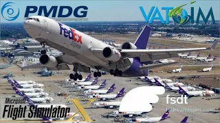 Throwback Thursday - PMDG MD11 on the old system. Memphis to Dallas Ft Worth