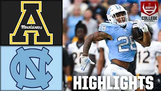 Appalachian State Mountaineers vs. North Carolina Tar Heels | Full Game Highlights