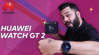 Huawei Watch GT 2 Unboxing And First Impressions ⚡⚡⚡ Smart Watch Ho To Aisi!!!