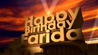 Happy Birthday Farida