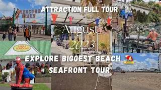 GREAT YARMOUTH Seafront Attractions Full Tour|Town Centre Walk|Historical Place 2023|windy Day 😲