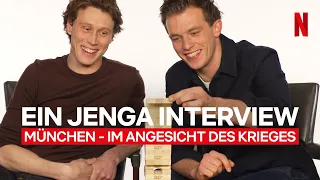 Jannis Niewöhner & George MacKay im herausforderndsten Interview überhaupt | München | Netflix