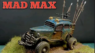 ГАЗ 61-73 1941 года в стиле MAD MAX(1/43). Mad max car model.