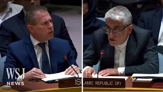 Israel and Iran Trade Barbs at U.N. Security Council After Attacks | WSJ News