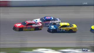 Earnhardt Jr. And Allmendinger Crash Hard. Nascar 2016 Michigan