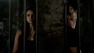 TVD 5x9 - Damon tells Elena how he escaped Augustine, he had to betray Enzo | HD