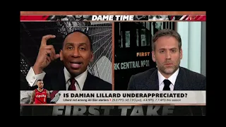 Stephen A  Smith & Max Agree That DAMIAN LILLARD Is Definitely Underappreciated | First Take