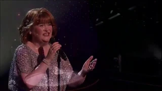 Susan Boyle Preforms At America's Got Talent Quarterfinals 2 Live Results