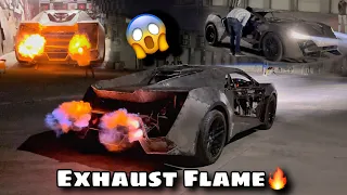 OMG Exhaust Flames🔥Kese Nikala Itna Flames?😱 Handmade Supercar