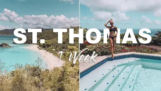 ST. THOMAS US VIRGIN ISLANDS | 1 Week Travel Vlog | Traveling During Covid-19 | (Part 1)