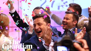 Ukraine election: Poroshenko concedes as exit polls show landslide victory for Zelenskiy