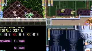 Mega Man X, X2 and X3 "Multi-Task 300%" in 43:51