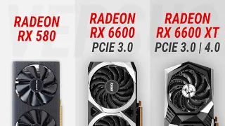 Radeon RX 580 8GB vs RX 6600 PCIe 3.0 vs RX 6600 XT PCIe 3.0/4.0: Test in 9 games at 1080p