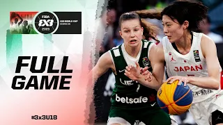 Japan  🇯🇵 vs Lithuania 🇱🇹 | Women | Full Game | FIBA 3x3 U18 World Cup 2023