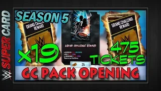 OPENING *19* GRAND CHALLENGE PACKS | Gothic? Neon? Shattered? HAHA RIP!! WWE SuperCard Season 5 |