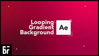 Create a LOOPING Animated Gradient Background - After Effects Tutorial
