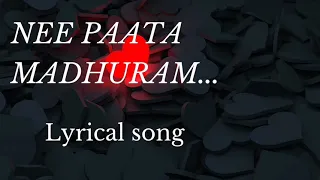 #melodious#Nee pata madhuram full lyrical song from 3 dhanush movie#Dhanush#Shruthi haasan#Anirudh