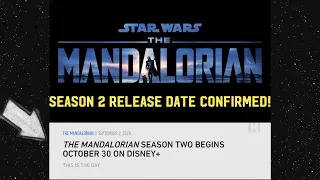 The Mandalorian season 2 official release date confirmed!