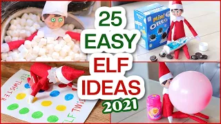 25 EASY ELF ON THE SHELF IDEAS! WHAT OUR CHEEKY ELF ON THE SHELF DID 2021