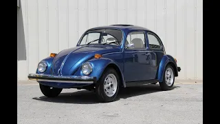 SOLD-1977 Volkswagen Standard Beetle with only 792 miles.