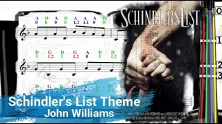 Schindler's List Theme | John Williams | Violin SHEET MUSIC [With Fingerings] [Level 5]