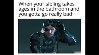 bad anime memes but i changed the unfunny with Big boss
