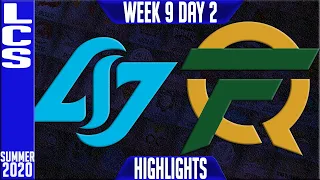 CLG vs FLY Highlights | LCS Summer 2020 W9D2 | Counter Logic Gaming vs FlyQuest