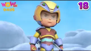 Cartoons | Best Action Scenes Of Vir The Robot Boy In Hindi | Part 18 | WowKidz Gags