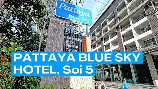 ✅ PATTAYA HOTEL Near Terminal 21 | PATTAYA Blue Sky Hotel Review 2023 | North Pattaya Budget Hotel