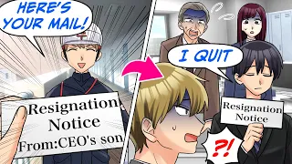 I Got a Resignation Notice From the CEO’s Son in My Mail! So I Took it to the CEO…[RomCom Manga Dub]