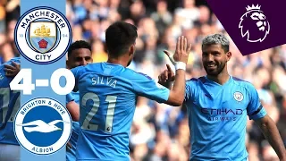 HIGHLIGHTS | Man City 4-0 Brighton | De Bruyne, Aguero (2), Bernardo Silva