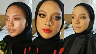 Re:Live | Arabian Bold Look with Fully Red Lips Makeup Tutorial by (INDONESIAN MAKEUP ARTIST)