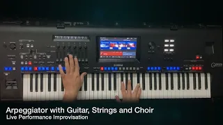 Yamaha Genos - Arpeggiator with Guitar, Strings and Choir