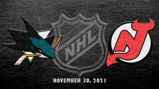 NHL Sharks vs Devils | Nov.30, 2021