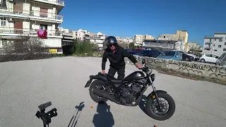 Exhaust sound HONDA REBEL 500