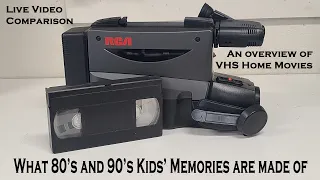 THE CAMERA THAT CAPTURED OUR CHILDHOOD - VHS as a Home Movie Format- History & Live Video Comparison