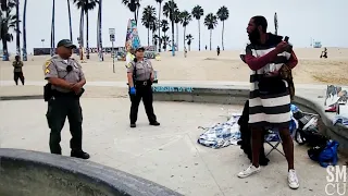 Homeless Encampment Clean-up in Venice