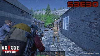 No One Survived S3E30 Horde Night. NEW Design Tested! Saltpetre Mine Run.