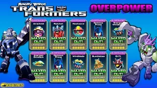 Angry Birds Transformers   All Characters Max Overpower