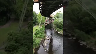 Поездка на Швебебан (подвесной монорельсе)