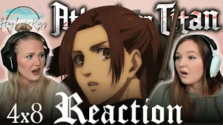 Are You SERIOUS?!🥔💔 | ATTACK ON TITAN | Reaction 4x8