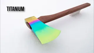 Making a Titanium Throwing Axe