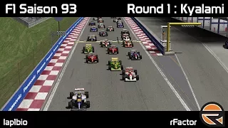 [rFactor] F1 Saison 93 Round 1 Kyalami