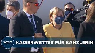 BALD FEIERABEND FÜR MERKEL: Kanzlerin in Rom – Farbenfroh zu ihrem letzten G20-Gipfel