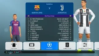 PES 2019 | GIANT players Juventus vs TINY players Barcelona