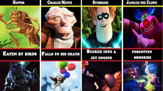 How PIXAR Villains Died/defeat