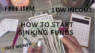 LOW INCOME SINKING FUNDS|2023 Sinking Funds|How to Save Money|Single Mom Saving Money